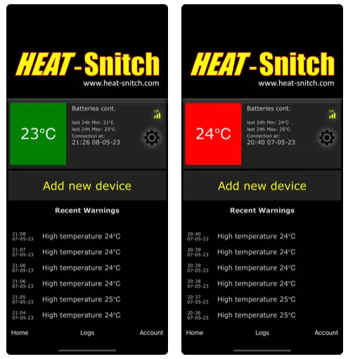 Heat Snitch thermal detector